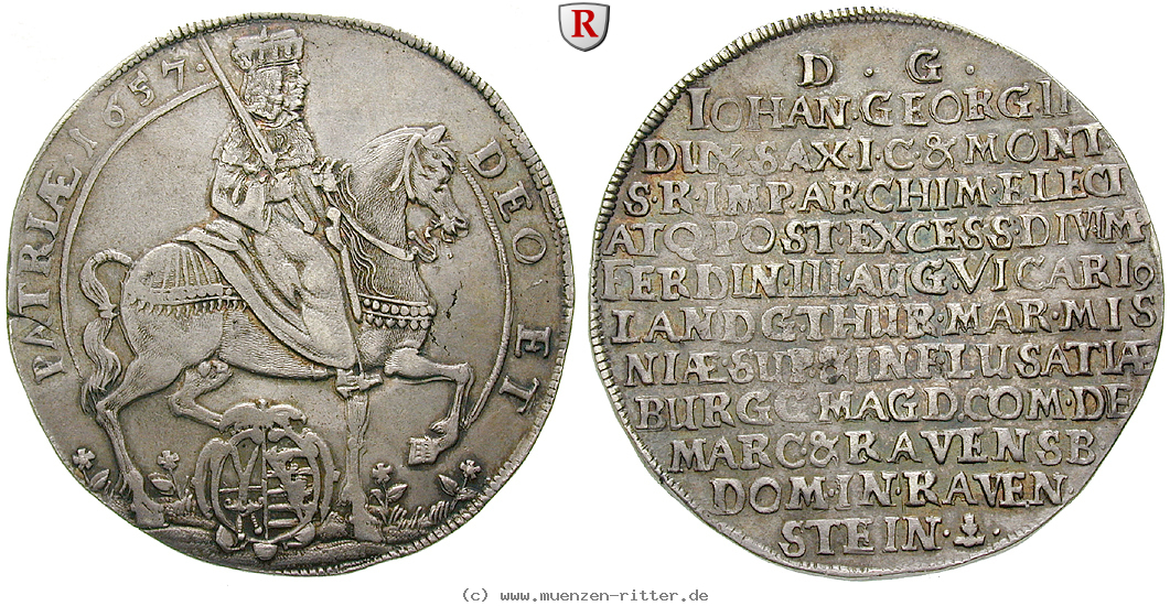 Klicken Sie auf das Bild um es auf Ihrem Rechner zu speichern sachsen-johann-georg-ii-taler/36187.jpg