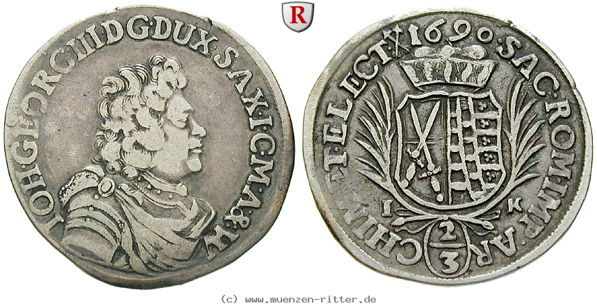 Klicken Sie auf das Bild um es auf Ihrem Rechner zu speichern sachsen-johann-georg-iii-2-3-taler/73981.jpg