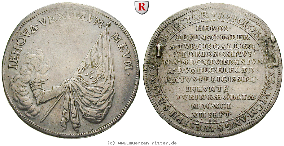 Klicken Sie auf das Bild um es auf Ihrem Rechner zu speichern sachsen-johann-georg-iii-taler/69530.jpg