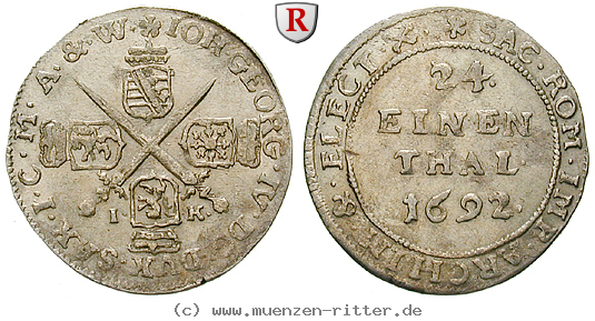 Klicken Sie auf das Bild um es auf Ihrem Rechner zu speichern sachsen-johann-georg-iv-1-24-taler/50465.jpg