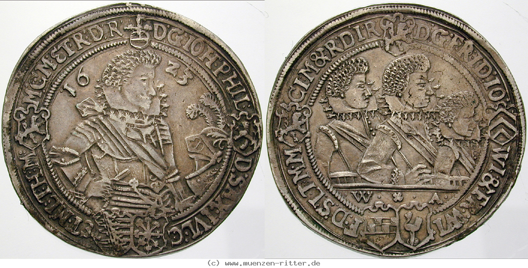 Klicken Sie auf das Bild um es auf Ihrem Rechner zu speichern sachsen-johann-philipp-und-seine-brueder-reichstaler/eadt6759.jpg