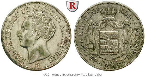 Klicken Sie auf das Bild um es auf Ihrem Rechner zu speichern sachsen-joseph-1-6-taler/31561.jpg