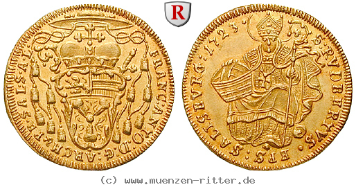 Klicken Sie auf das Bild um es auf Ihrem Rechner zu speichern salzburg-bistum-franz-anton-von-harrach-dukat/42217.jpg