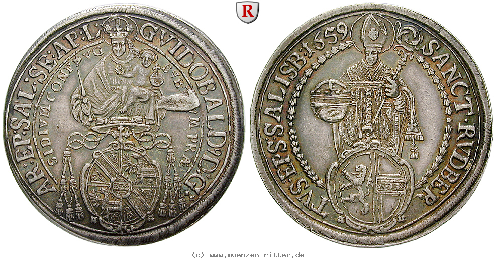 Klicken Sie auf das Bild um es auf Ihrem Rechner zu speichern salzburg-bistum-guidobald-von-thun-und-hohenstein-reichstaler/72582.jpg