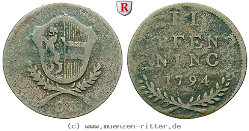 Klicken Sie auf das Bild um es auf Ihrem Rechner zu speichern salzburg-bistum-hieronymus-von-colloredo-2-pfennig/54636.jpg