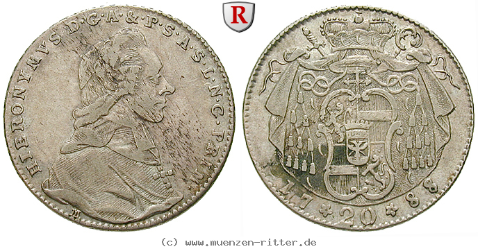 salzburg-bistum-hieronymus-von-colloredo-20-kreuzer/54643.jpg