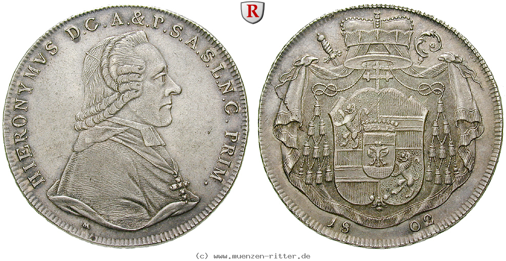 Klicken Sie auf das Bild um es auf Ihrem Rechner zu speichern salzburg-bistum-hieronymus-von-colloredo-reichstaler/77799.jpg