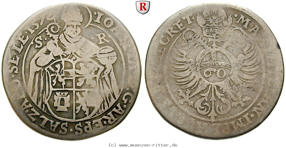 Klicken Sie auf das Bild um es auf Ihrem Rechner zu speichern salzburg-bistum-johann-jakob-khuen-von-belasi-guldentaler/51484.jpg