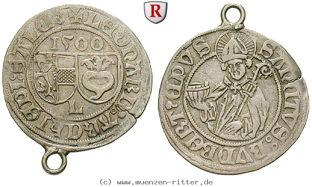 Klicken Sie auf das Bild um es auf Ihrem Rechner zu speichern salzburg-bistum-leonhard-von-keutschach-batzen/54625.jpg