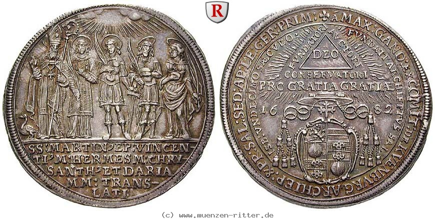 Klicken Sie auf das Bild um es auf Ihrem Rechner zu speichern salzburg-bistum-max-gandolph-von-kueenburg-1-2-taler/81739.jpg