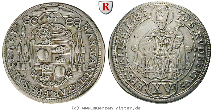 Klicken Sie auf das Bild um es auf Ihrem Rechner zu speichern salzburg-bistum-max-gandolph-von-kueenburg-15-kreuzer/72493.jpg