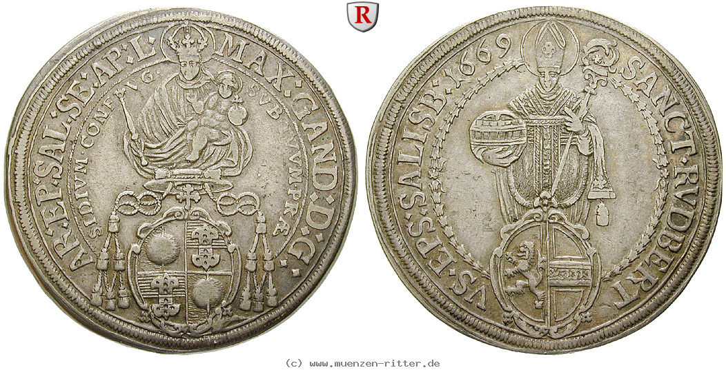 Klicken Sie auf das Bild um es auf Ihrem Rechner zu speichern salzburg-bistum-max-gandolph-von-kueenburg-taler/51500.jpg