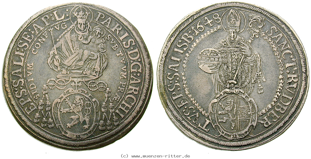 Klicken Sie auf das Bild um es auf Ihrem Rechner zu speichern salzburg-bistum-paris-von-lodron-taler/32765.jpg