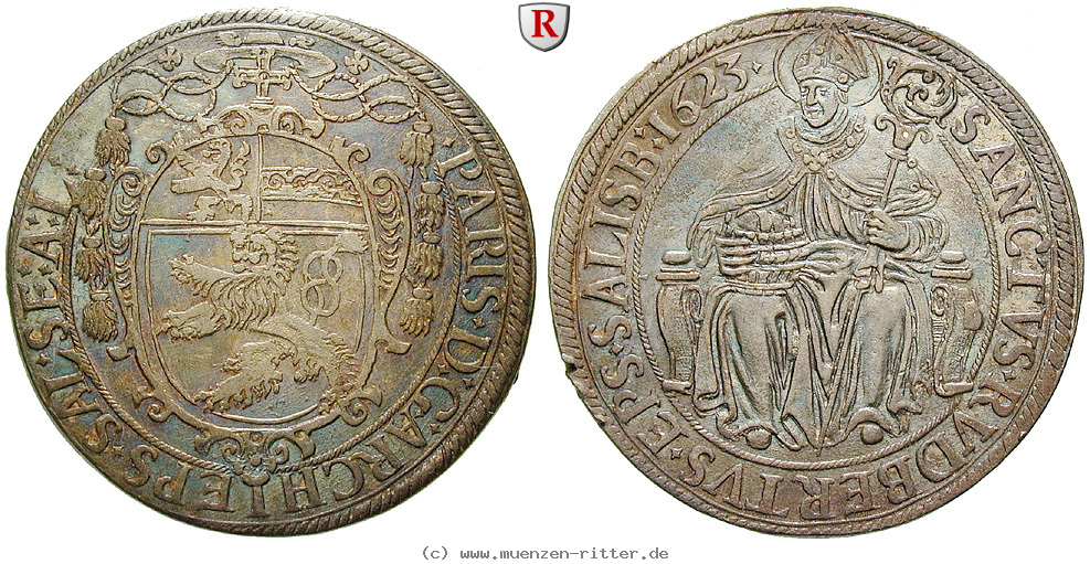 Klicken Sie auf das Bild um es auf Ihrem Rechner zu speichern salzburg-bistum-paris-von-lodron-taler/51491.jpg