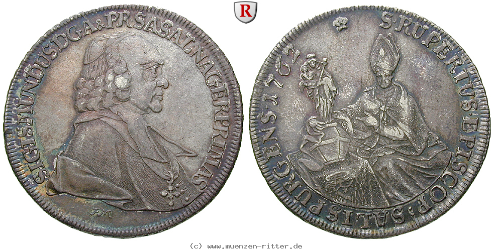 Klicken Sie auf das Bild um es auf Ihrem Rechner zu speichern salzburg-bistum-sigismund-von-schrattenbach-konventionstaler/84068.jpg