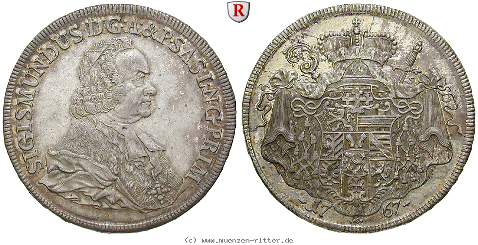 Klicken Sie auf das Bild um es auf Ihrem Rechner zu speichern salzburg-bistum-sigismund-von-schrattenbach-konventionstaler/84069.jpg