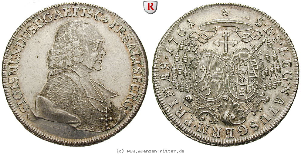 Klicken Sie auf das Bild um es auf Ihrem Rechner zu speichern salzburg-bistum-sigismund-von-schrattenbach-taler/60738.jpg