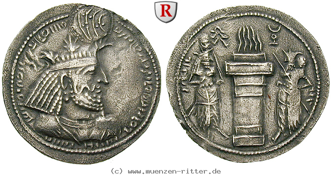 Klicken Sie auf das Bild um es auf Ihrem Rechner zu speichern sasaniden-narses-tetradrachme/63595.jpg