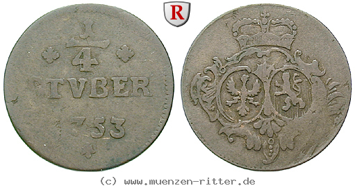 Klicken Sie auf das Bild um es auf Ihrem Rechner zu speichern sayn-karl-wilhelm-friedrich-1-4-stueber/34464.jpg