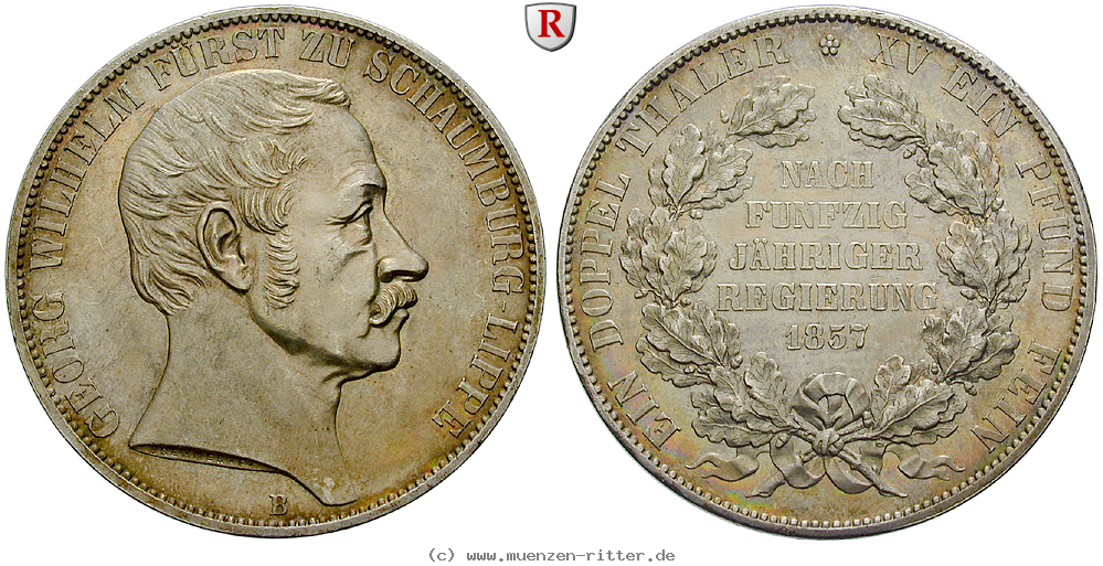 Klicken Sie auf das Bild um es auf Ihrem Rechner zu speichern schaumburg-georg-wilhelm-vereinsdoppeltaler/88324.jpg