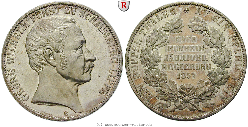 Klicken Sie auf das Bild um es auf Ihrem Rechner zu speichern schaumburg-georg-wilhelm-vereinsdoppeltaler/92205.jpg
