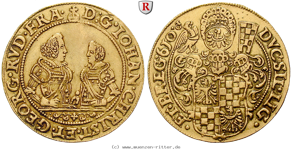 Klicken Sie auf das Bild um es auf Ihrem Rechner zu speichern schlesien-johann-christian-und-georg-rudolph-5-dukaten/19279.jpg