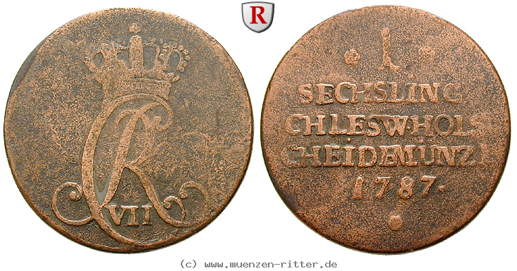 Klicken Sie auf das Bild um es auf Ihrem Rechner zu speichern schleswig-holstein-christian-vii-sechsling/41173.jpg