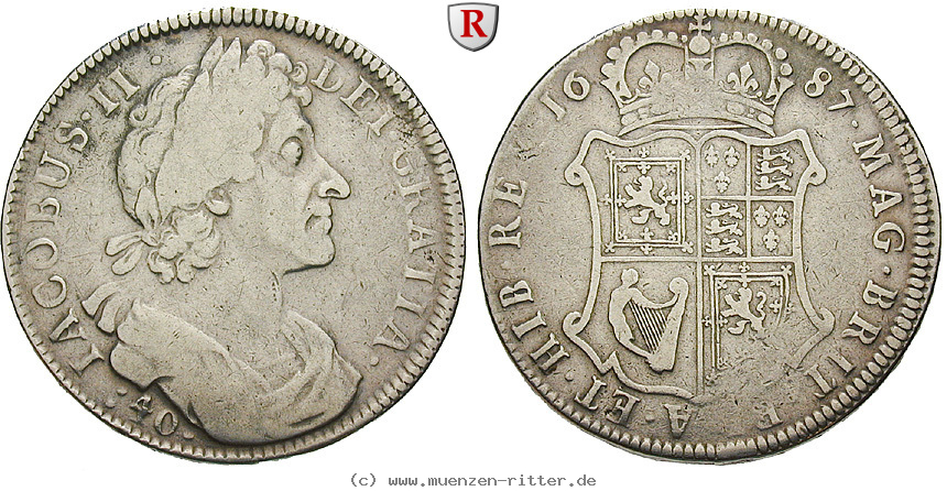 Klicken Sie auf das Bild um es auf Ihrem Rechner zu speichern schottland-james-ii-40-shillings/72703.jpg