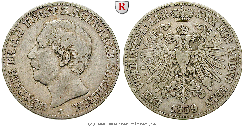 Klicken Sie auf das Bild um es auf Ihrem Rechner zu speichern schwarzburg-guenther-friedrich-carl-ii-vereinstaler/51055.jpg