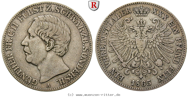 Klicken Sie auf das Bild um es auf Ihrem Rechner zu speichern schwarzburg-guenther-friedrich-carl-ii-vereinstaler/93135.jpg
