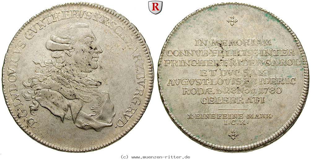 Klicken Sie auf das Bild um es auf Ihrem Rechner zu speichern schwarzburg-ludwig-guenther-ii-konventionstaler/51479.jpg