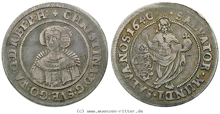 Klicken Sie auf das Bild um es auf Ihrem Rechner zu speichern schweden-christina-1-4-riksdaler/22389.jpg