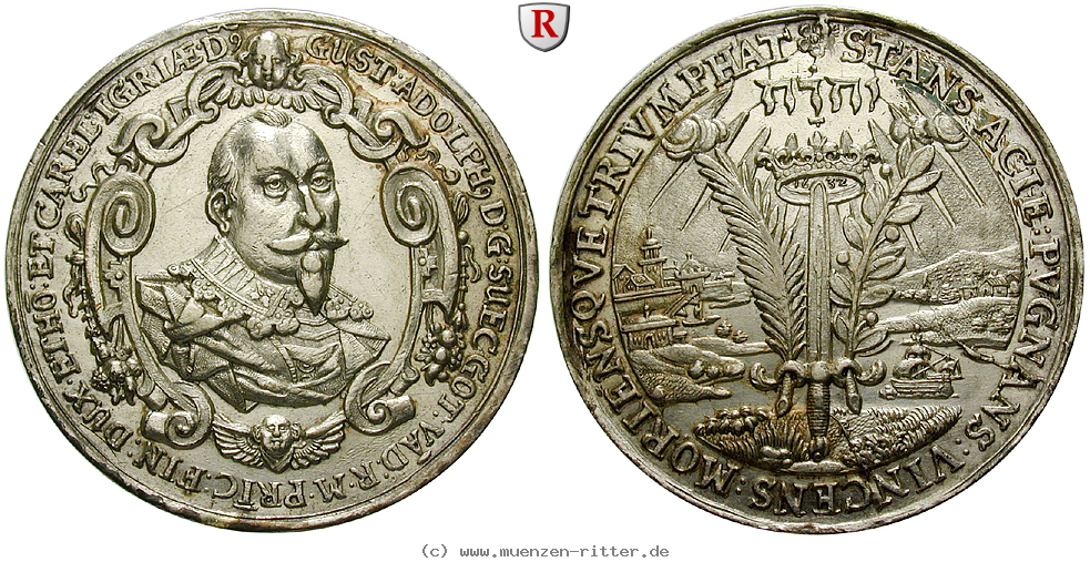 Klicken Sie auf das Bild um es auf Ihrem Rechner zu speichern schweden-gustaf-ii-adolf-silbermedaille/31541.jpg