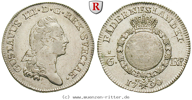 Klicken Sie auf das Bild um es auf Ihrem Rechner zu speichern schweden-gustav-iii-1-6-riksdaler/31921.jpg