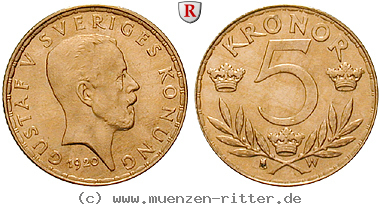 Klicken Sie auf das Bild um es auf Ihrem Rechner zu speichern schweden-gustav-v-5-kronor/15711.jpg