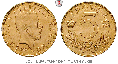 Klicken Sie auf das Bild um es auf Ihrem Rechner zu speichern schweden-gustav-v-5-kronor/91694.jpg
