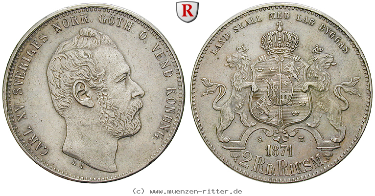 Klicken Sie auf das Bild um es auf Ihrem Rechner zu speichern schweden-karl-xv-2-riksdaler/83452.jpg