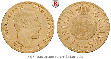 Klicken Sie auf das Bild um es auf Ihrem Rechner zu speichern schweden-karl-xv-carolin--10-francs/17761.jpg
