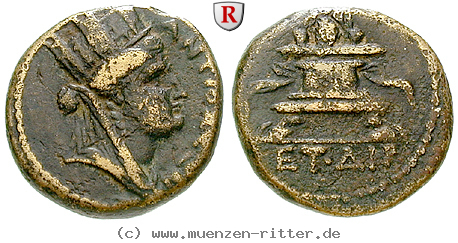 Klicken Sie auf das Bild um es auf Ihrem Rechner zu speichern seleukis-und-pieria-autonome-praegungen-bronze/64817.jpg