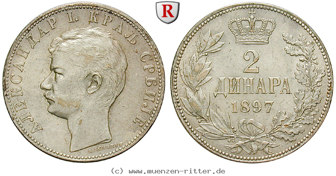 Klicken Sie auf das Bild um es auf Ihrem Rechner zu speichern serbien-alexander-i-2-dinara/42967.jpg