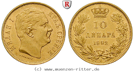 Klicken Sie auf das Bild um es auf Ihrem Rechner zu speichern serbien-milan-i-obrenowitsch-koenig-10-dinara/97168.jpg