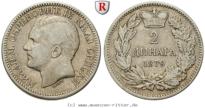 Klicken Sie auf das Bild um es auf Ihrem Rechner zu speichern serbien-milan-iv-obrenowitsch-prinz-2-dinara/57043.jpg