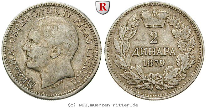 Klicken Sie auf das Bild um es auf Ihrem Rechner zu speichern serbien-milan-iv-obrenowitsch-prinz-2-dinara/57044.jpg