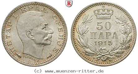 Klicken Sie auf das Bild um es auf Ihrem Rechner zu speichern serbien-peter-i-50-para/53195.jpg