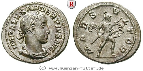 Klicken Sie auf das Bild um es auf Ihrem Rechner zu speichern severus-alexander-denar/101482.jpg