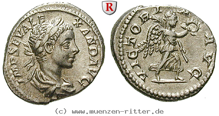 Klicken Sie auf das Bild um es auf Ihrem Rechner zu speichern severus-alexander-denar/101877.jpg