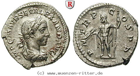 Klicken Sie auf das Bild um es auf Ihrem Rechner zu speichern severus-alexander-denar/101886.jpg