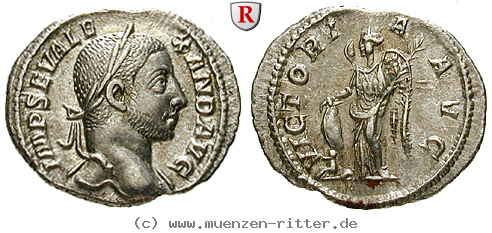 Klicken Sie auf das Bild um es auf Ihrem Rechner zu speichern severus-alexander-denar/102510.jpg