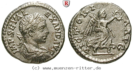Klicken Sie auf das Bild um es auf Ihrem Rechner zu speichern severus-alexander-denar/102513.jpg
