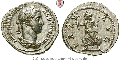 Klicken Sie auf das Bild um es auf Ihrem Rechner zu speichern severus-alexander-denar/103603.jpg